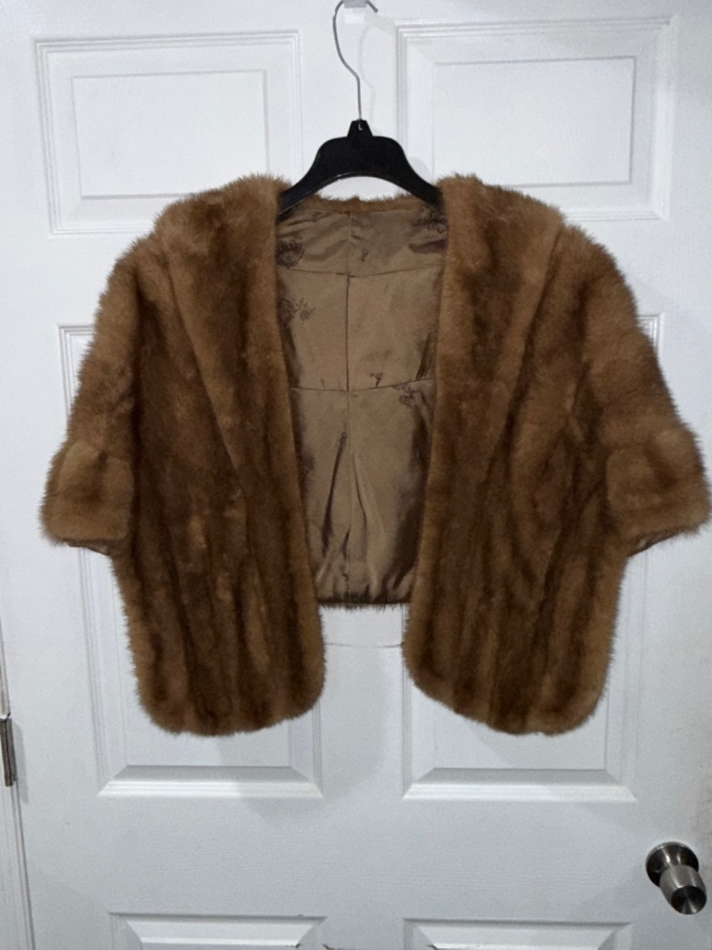 Vintage Mink Fur Wrap Shawl Shoulder Cover